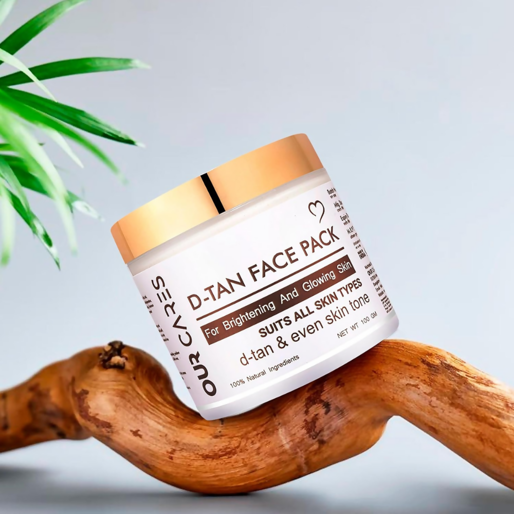 Our Cares D-TAN Face Pack for Instant Tan Removal & Sun Damage Protection