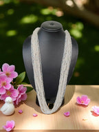 Inhanns Rangsaaz 20-Layer Luxe Long Beaded Only Necklace - Rainbow Beads Only Necklace