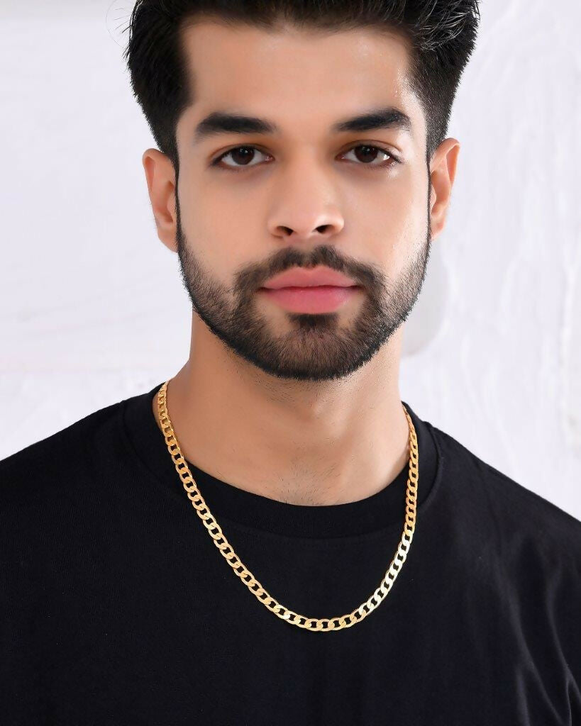 VOJ Gold-Polished Chain For Men