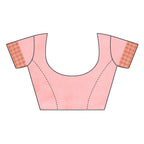 Vamika Embroidery Peach Chanderi Blouce