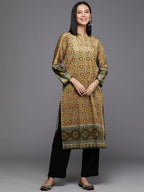 Ahalyaa Women's Traditional wear Kurta - Mustard