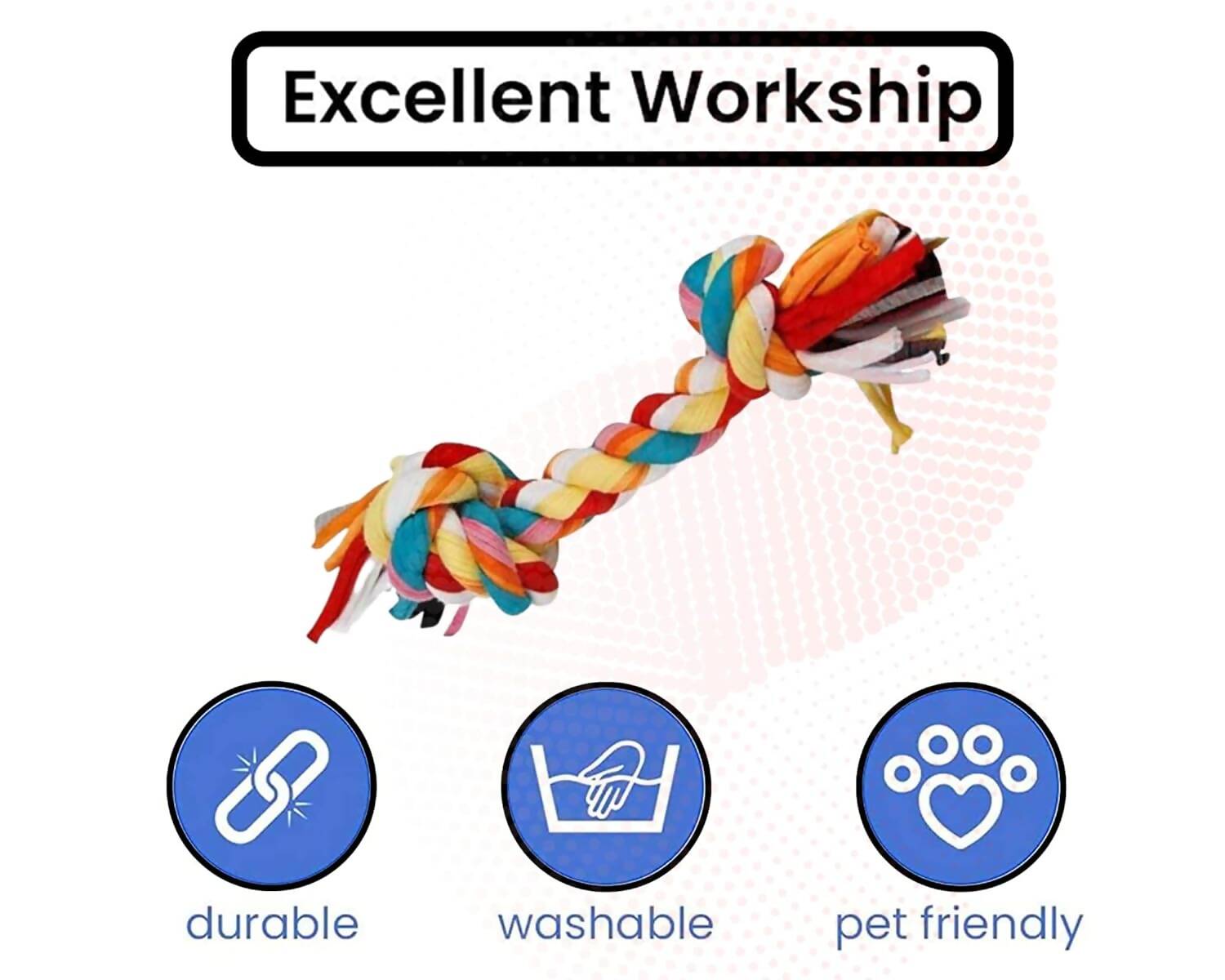 Foodie Puppies Cotton Dog Rope Toy