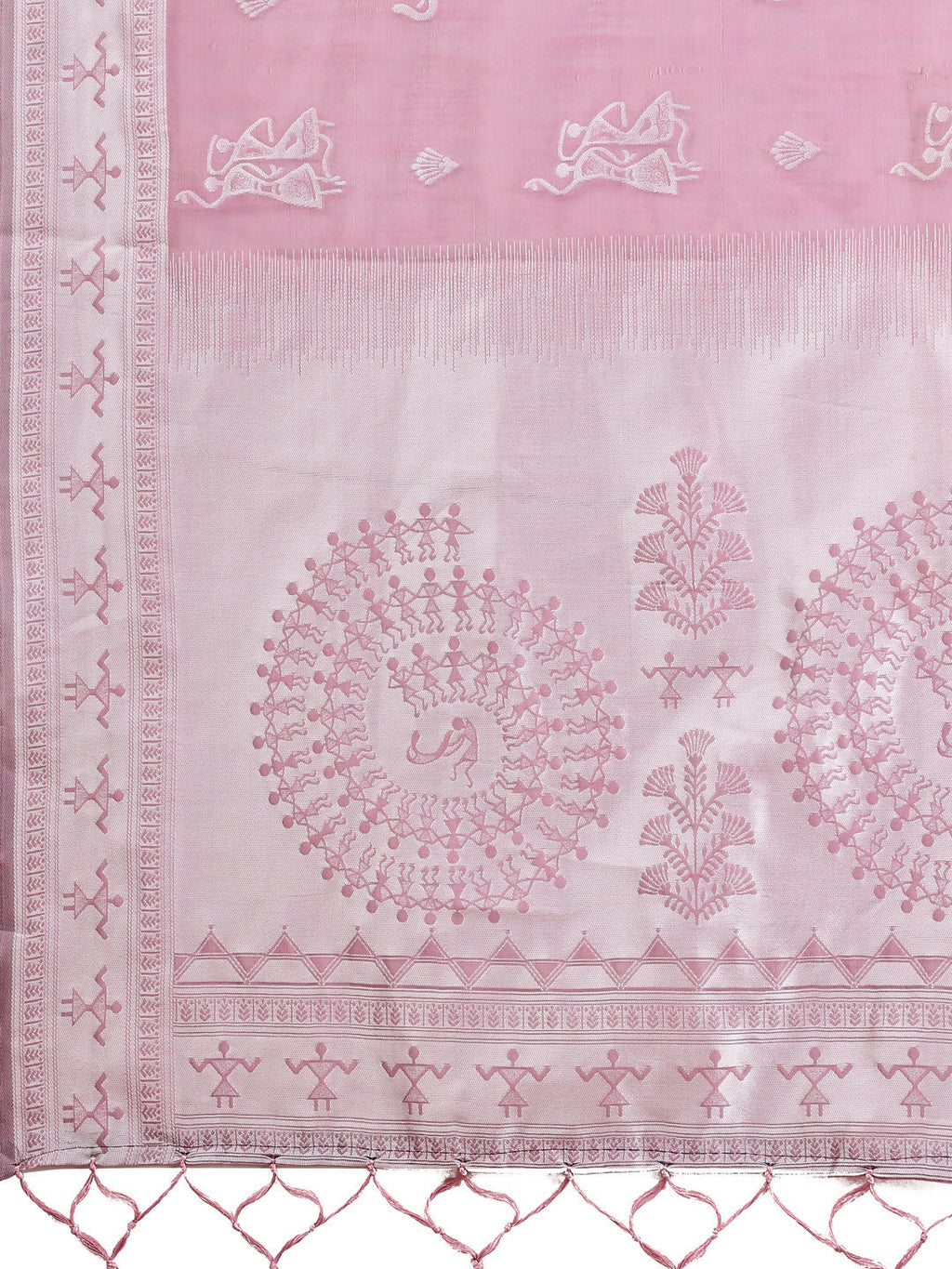 Shree Shyam Fashion Varnika Purple Linen Cotton Saree