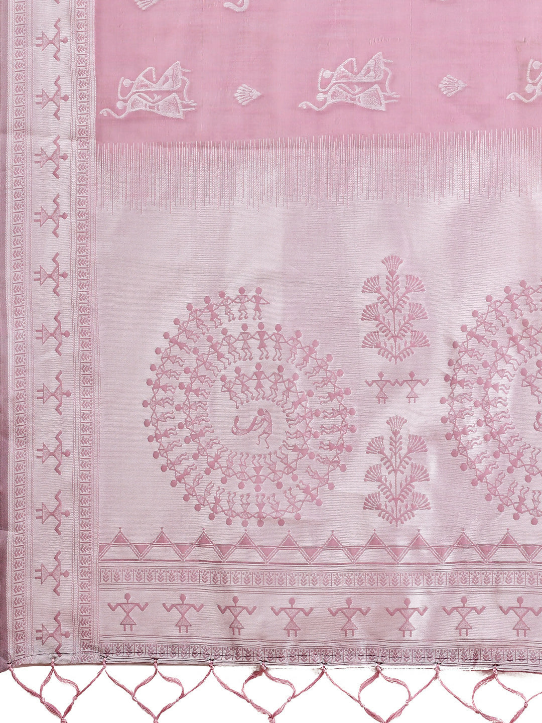Shree Shyam Fashion Varnika Purple Linen Cotton Saree