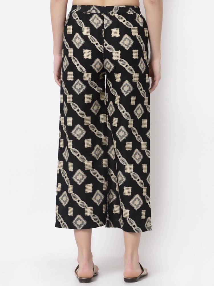 Myshka Multicolor Cotton Printed Palazzo