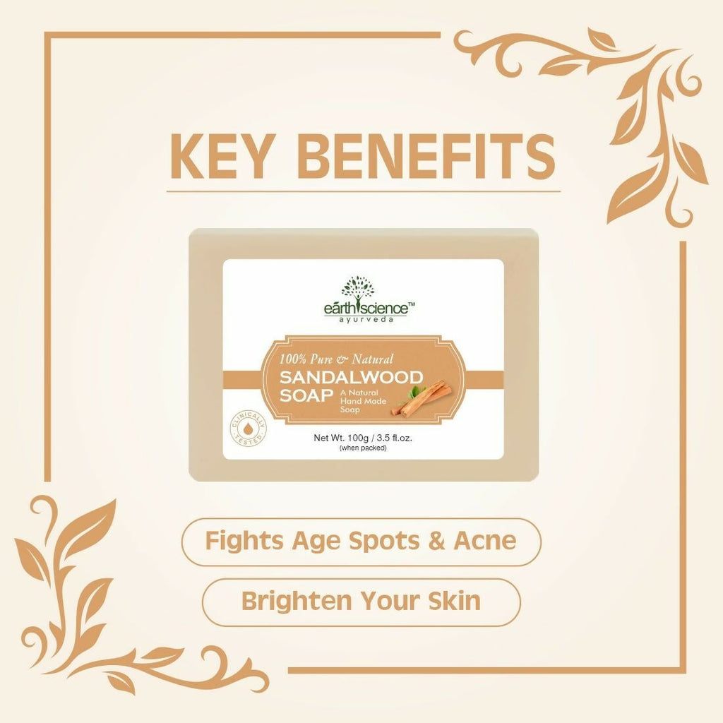 Earth Science Ayurveda Sandalwood Bath Soap