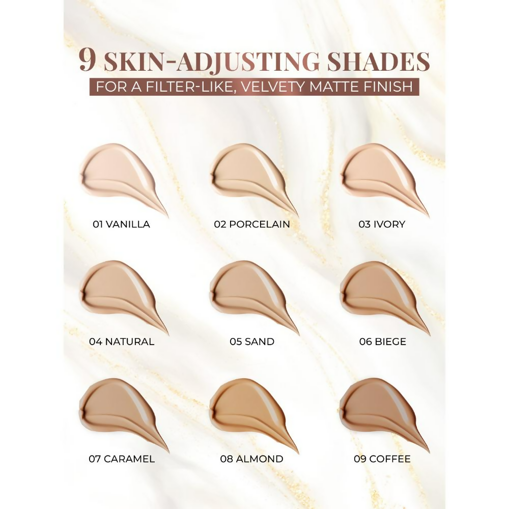 Just Herbs Full Cover Natural Filter Finish Concealer - Caramel