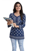 Snehal Creations Bright as Summer Cool Printed Tunic Top