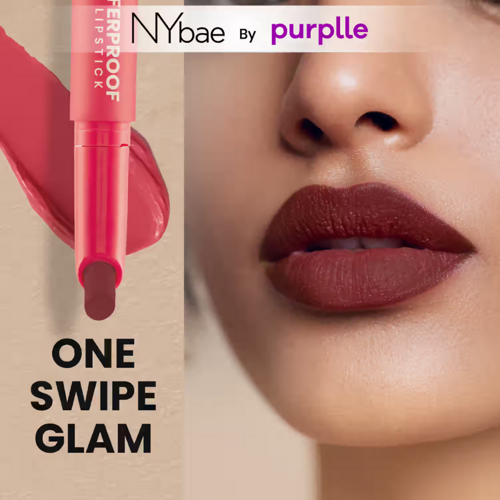 NY Bae Transfer-proof Matte Crayon Lipstick – Scarlet 01