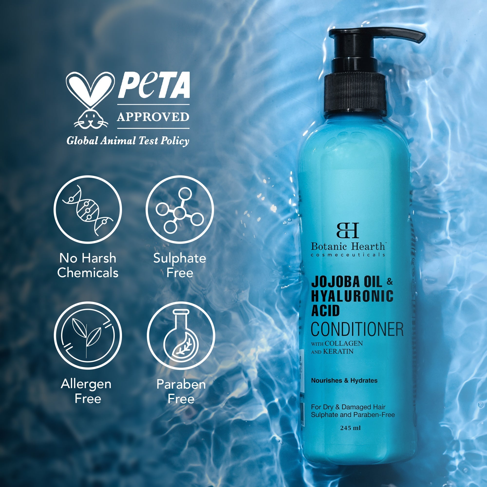 Botanic Hearth Jojoba Oil & Hyaluronic Acid Conditioner