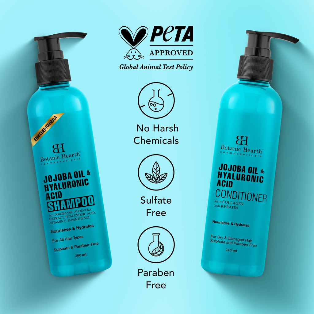 Botanic Hearth Jojoba & Hyaluronic Acid - Shampoo & Conditioner Set