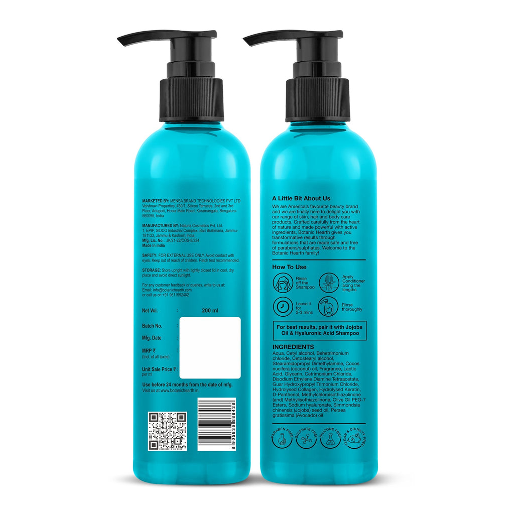 Botanic Hearth Jojoba & Hyaluronic Acid - Shampoo & Conditioner Set