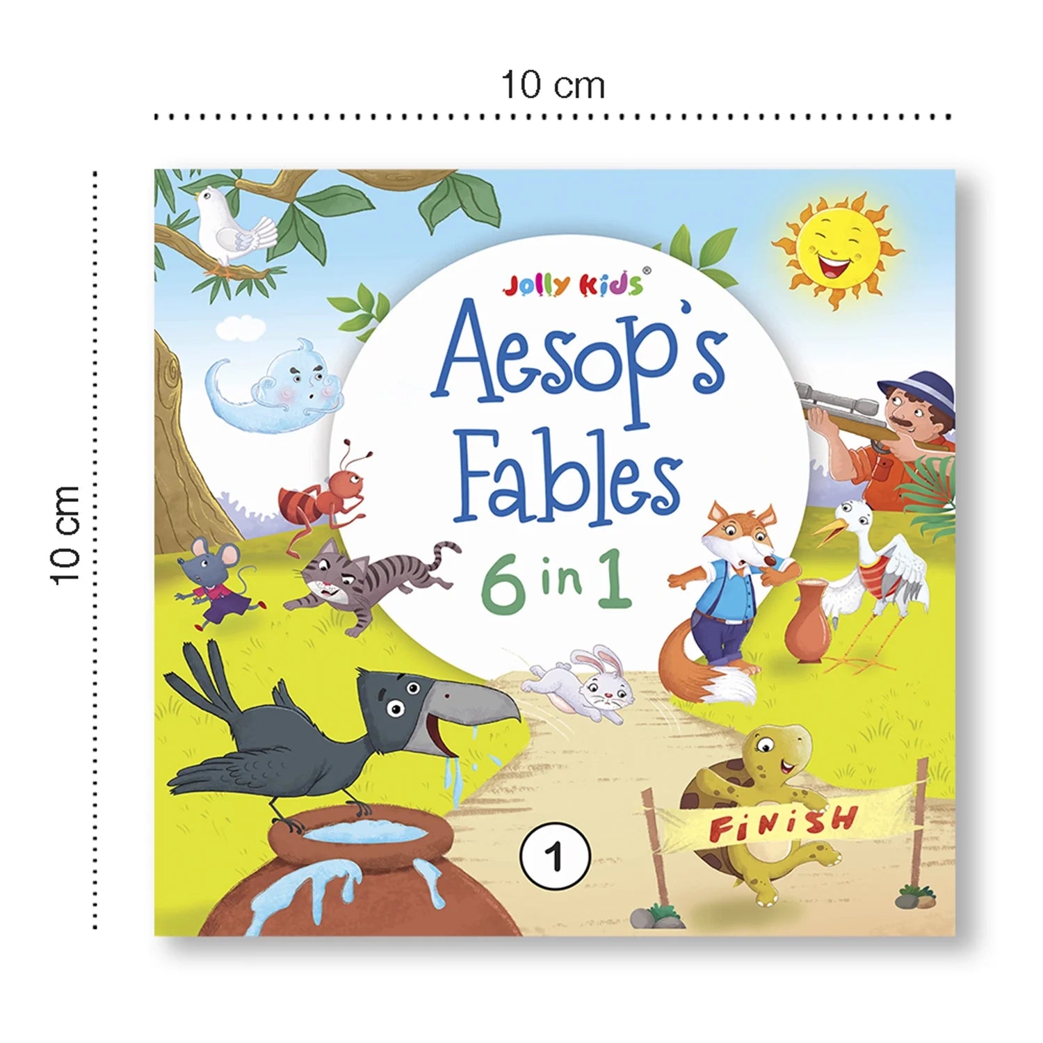 Jolly Kids A Collection of Aesop's Fables 6 in 1 Combo Moral Stories Books for Children| Ages 3-6 Years| Set of 2 - Distacart