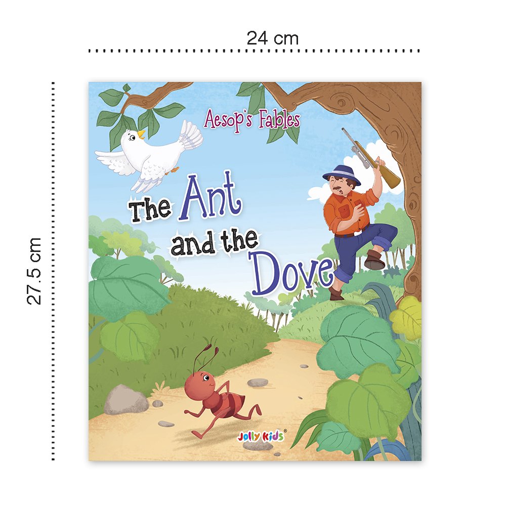 Jolly Kids Aesop’s Fables English Short Stories Book 1 Set of 4 for Little Children| Ages 3 – 6 Years| Moral Stories - Distacart