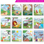 Jolly Kids Aesop's Fables Stories Books Set of 12 for Kids Ages 3-6 Years| Bedtime Moral Stories - Distacart