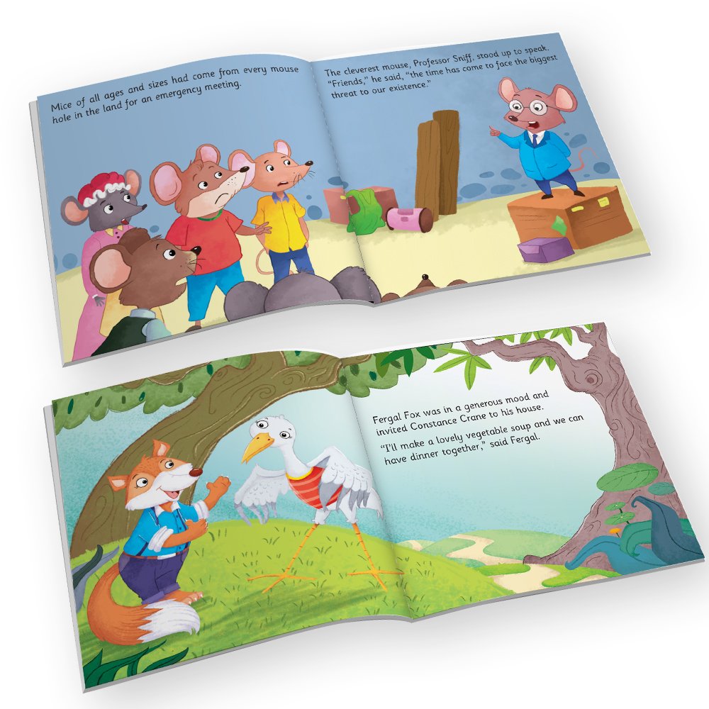 Jolly Kids Aesop's Fables Stories Books Set of 12 for Kids Ages 3-6 Years| Bedtime Moral Stories - Distacart