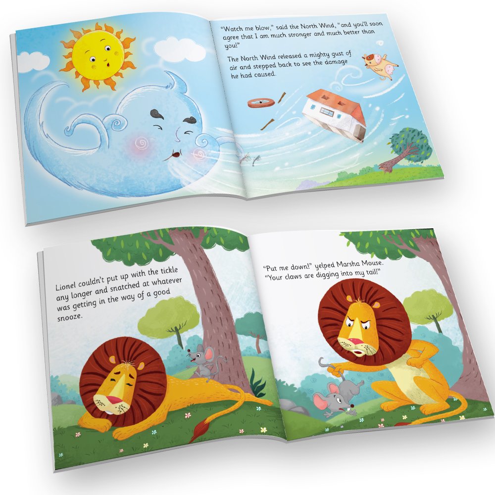 Jolly Kids Aesop's Fables Stories Books Set of 12 for Kids Ages 3-6 Years| Bedtime Moral Stories - Distacart