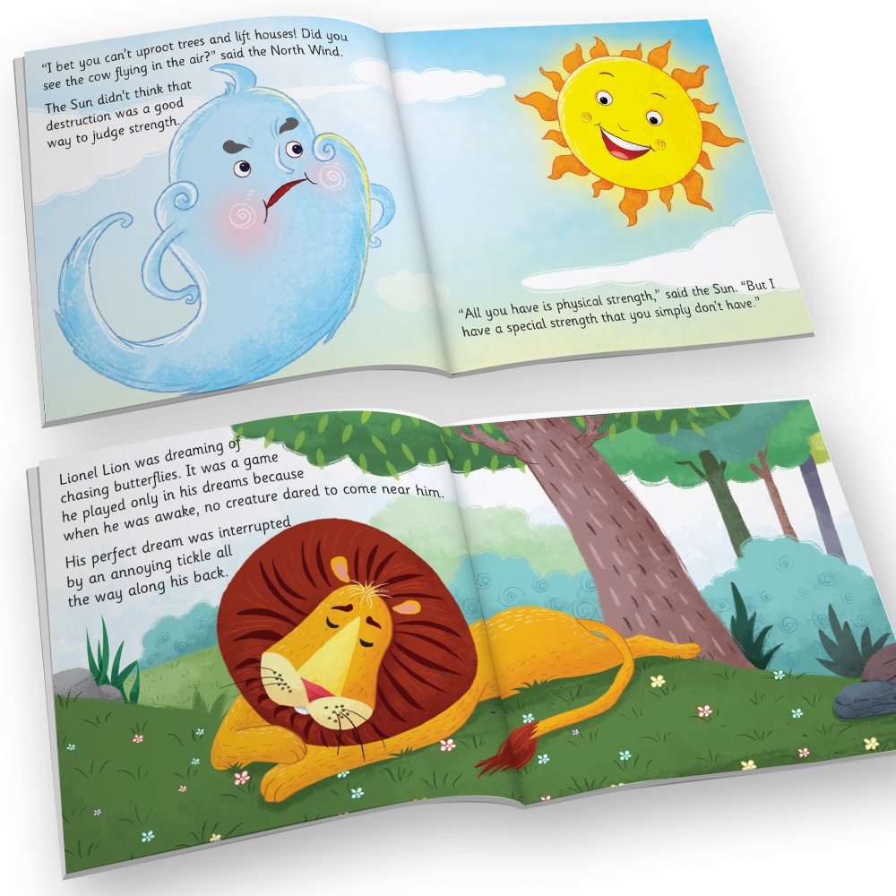 Jolly Kids Aesop's Fables Stories Books Set of 12 for Kids Ages 3-6 Years| Bedtime Moral Stories - Distacart