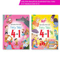 Jolly Kids Beautifully Illustrated Fairy Tales 4 in 1 Books B Set of 2| Ultimate Collection of Bedtime Megical Stories For Children Ages 3-8 Years - Distacart