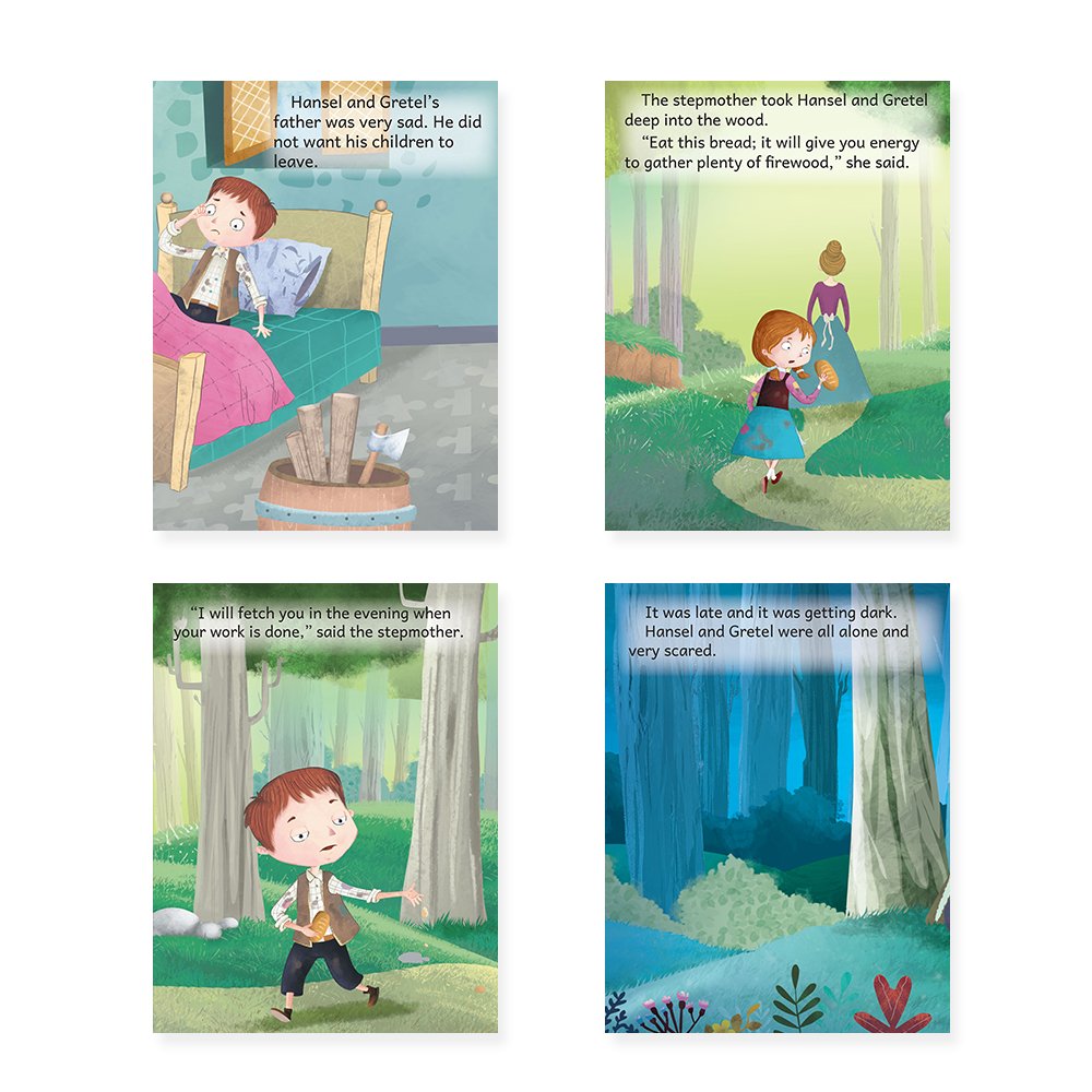 Jolly Kids Beautifully Illustrated Fairy Tales Books D Set of 4 Combo Storytelling Books For Kids Ages 3-8 Years - Distacart