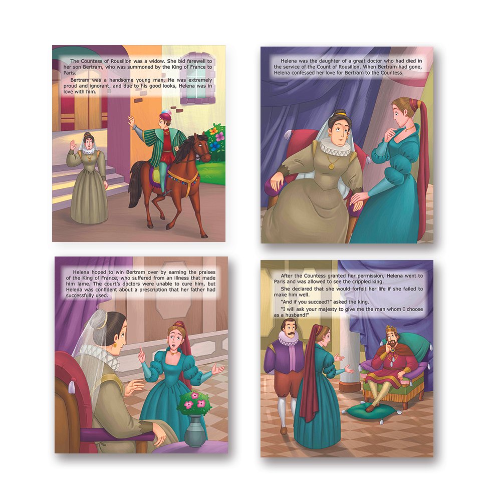 Shakespeare for Young Minds: Jolly Kids' Illustrated Stories D Combo Set of 6 Ages 6-12 Years - Distacart