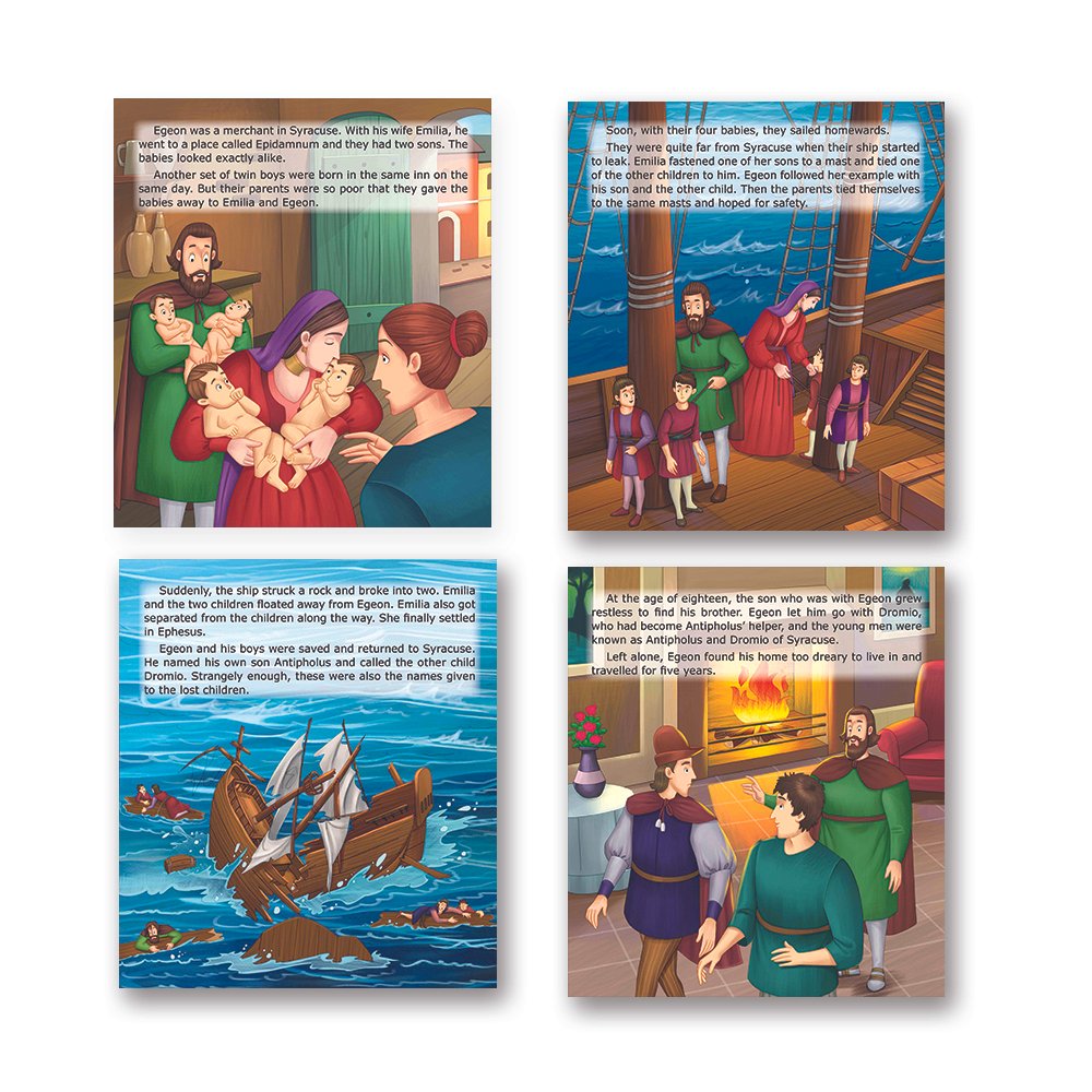 Shakespeare for Young Minds: Jolly Kids' Illustrated Stories E Combo Set of 6 Ages 6-12 Years - Distacart