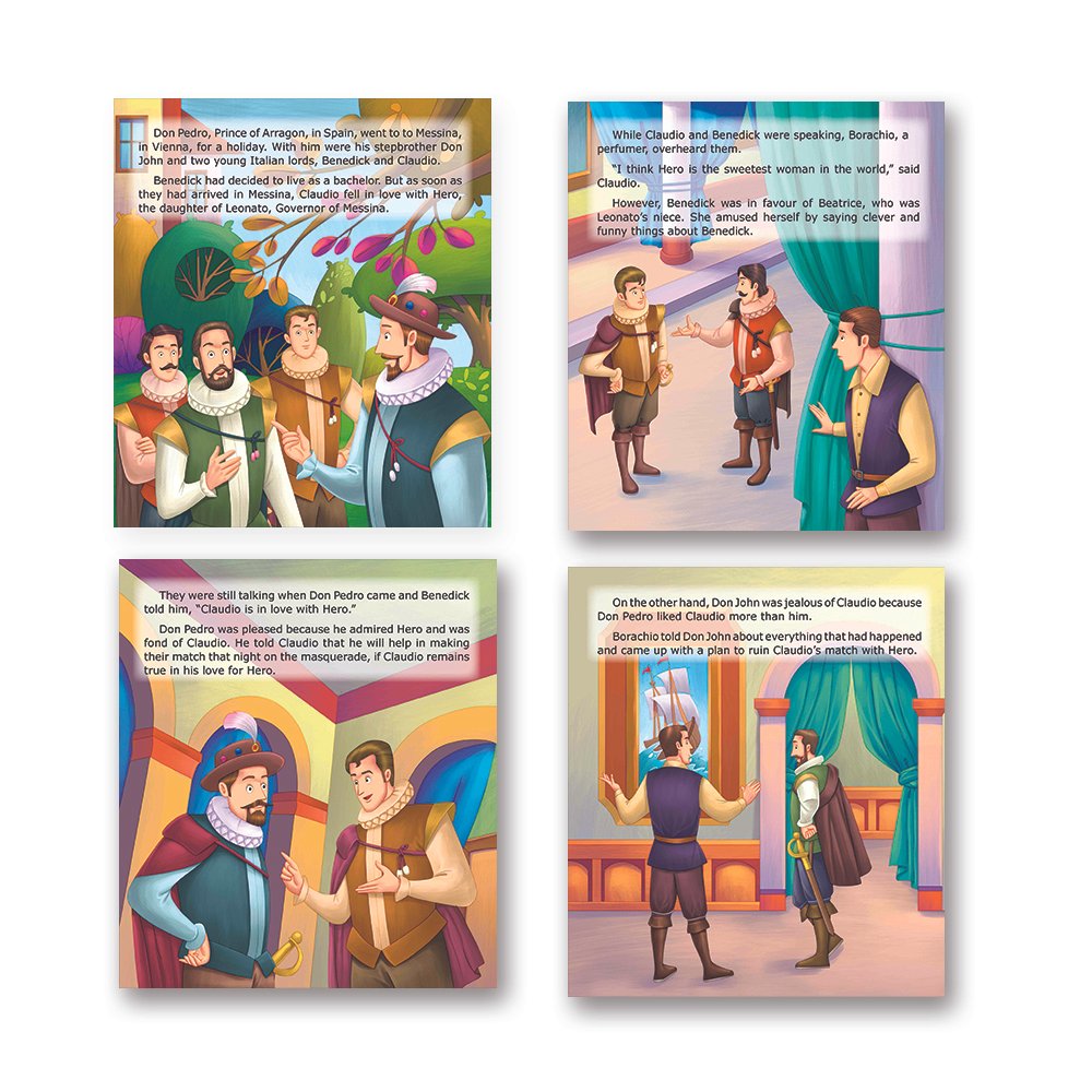 Shakespeare for Young Minds: Jolly Kids' Illustrated Stories E Combo Set of 6 Ages 6-12 Years - Distacart