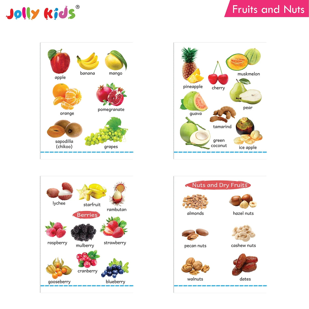 Jolly Kids My Big Board Books Set of 8 for Toddlers Ages 0-3 Years| Picture Learning Books - Distacart