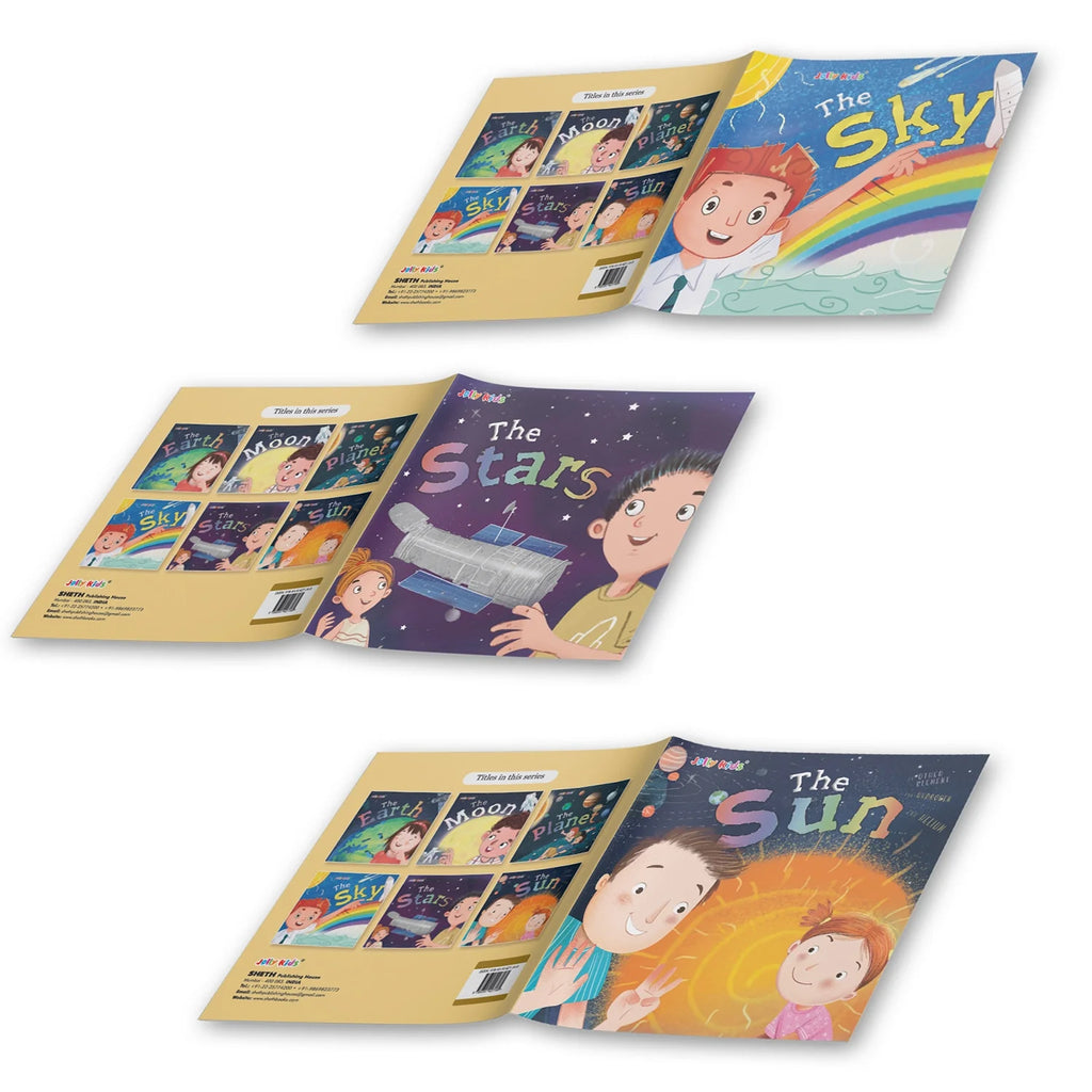 Jolly Kids The Solar System Books Set of 6| Part of: Knowledge Encyclopedia For Children Ages 4-10 Years - Distacart