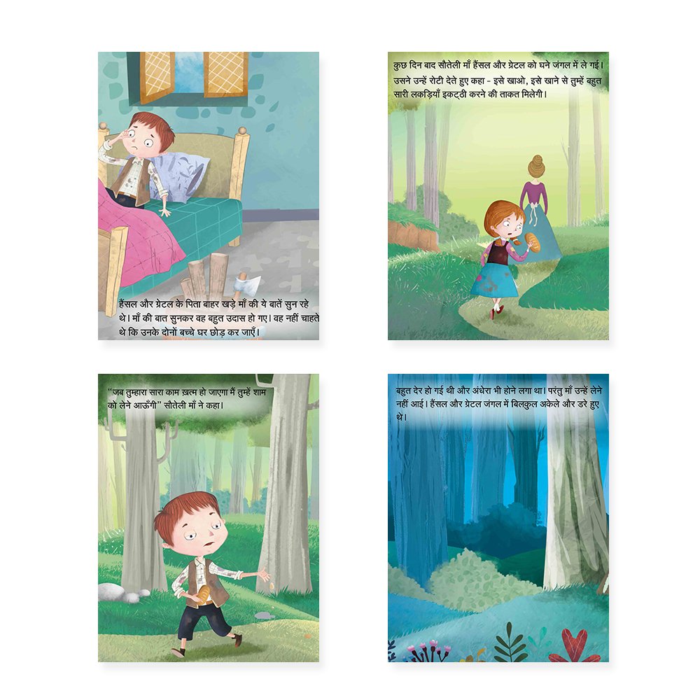 Jolly Kids Sundar Chitrit Pari Kathaye pustak C Set of 4 For Kids Ages 3-8 Years| Ultimate Collection of Magical Fairy Tales in Hindi - Distacart