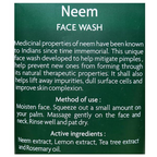 Jovees Natural Neem Face Wash Ingredients