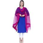 A R SILK Rani Color Chandna Orgenza cotton Dupattas and Chunnis