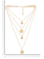Ruby Raang Gold Kundan Layered Necklace