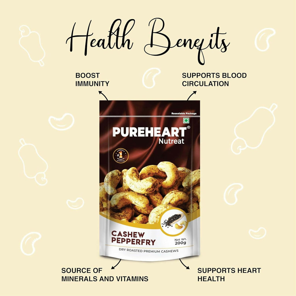 Pureheart Nutreat Pepperfry Cashews - Distacart
