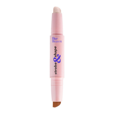 Blue Heaven Strobe & Shape Highlighter And Contour Duo Stick - Fairy Light (Fair To Medium)