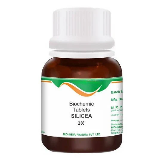 Bio India Homeopathy Silicea Biochemic Tablets - Distacart