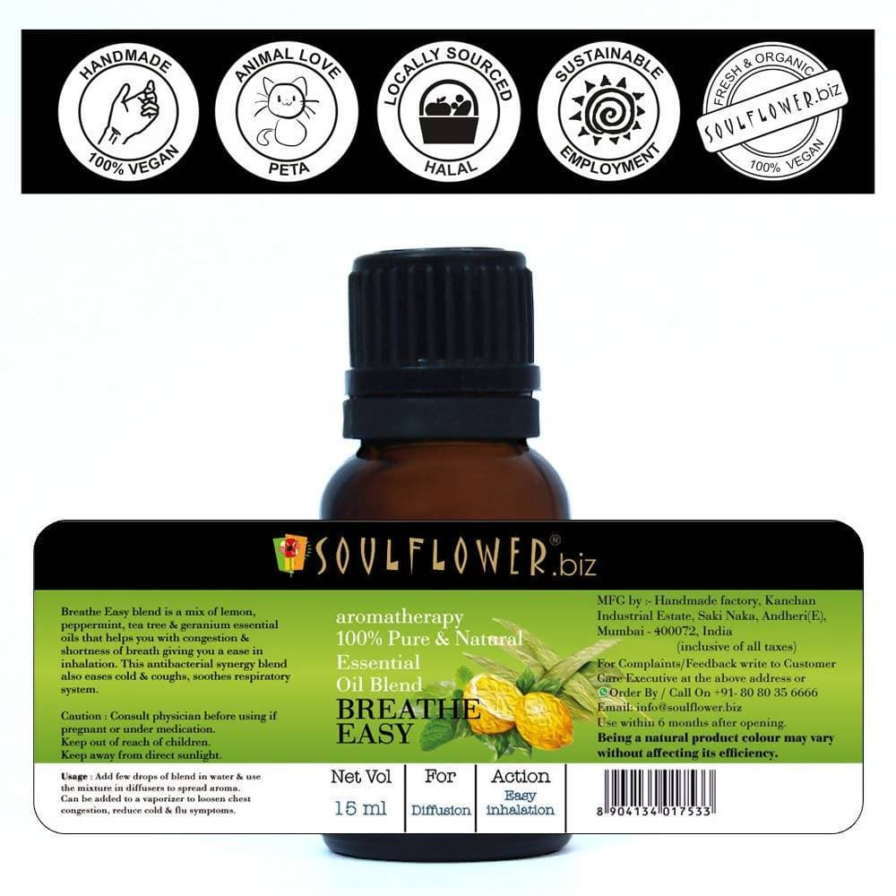 Soulflower Breathe Easy Essential Oil