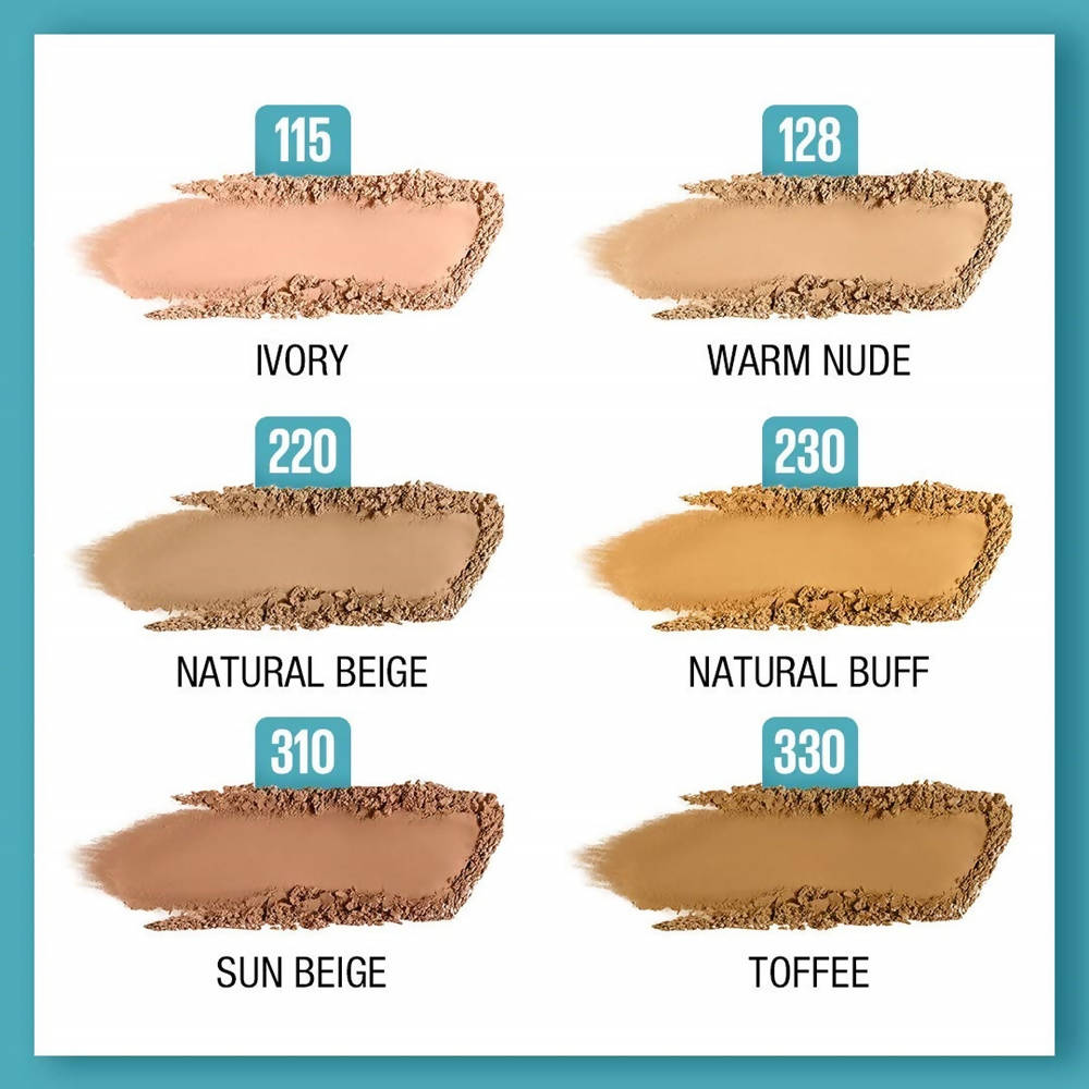 Maybelline New York Fit Me 12Hr Oil Control Compact, 230 Natural Buff (8 Gm) - Distacart