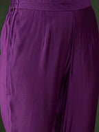 Sangria Embroidered Kurta & Trouser With Dupatta