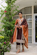 Teeya Creation Multi Color Star Georgette Embroidery Work Fully Stitched Salwar Suit - Distacart