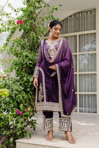 Teeya Creation Multi Color Star Georgette Embroidery Work Fully Stitched Salwar Suit - Distacart