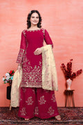 Teeya Creation Rani Color Faux Georgette Embroidery Work Fully Stitched Salwar Suit - Distacart