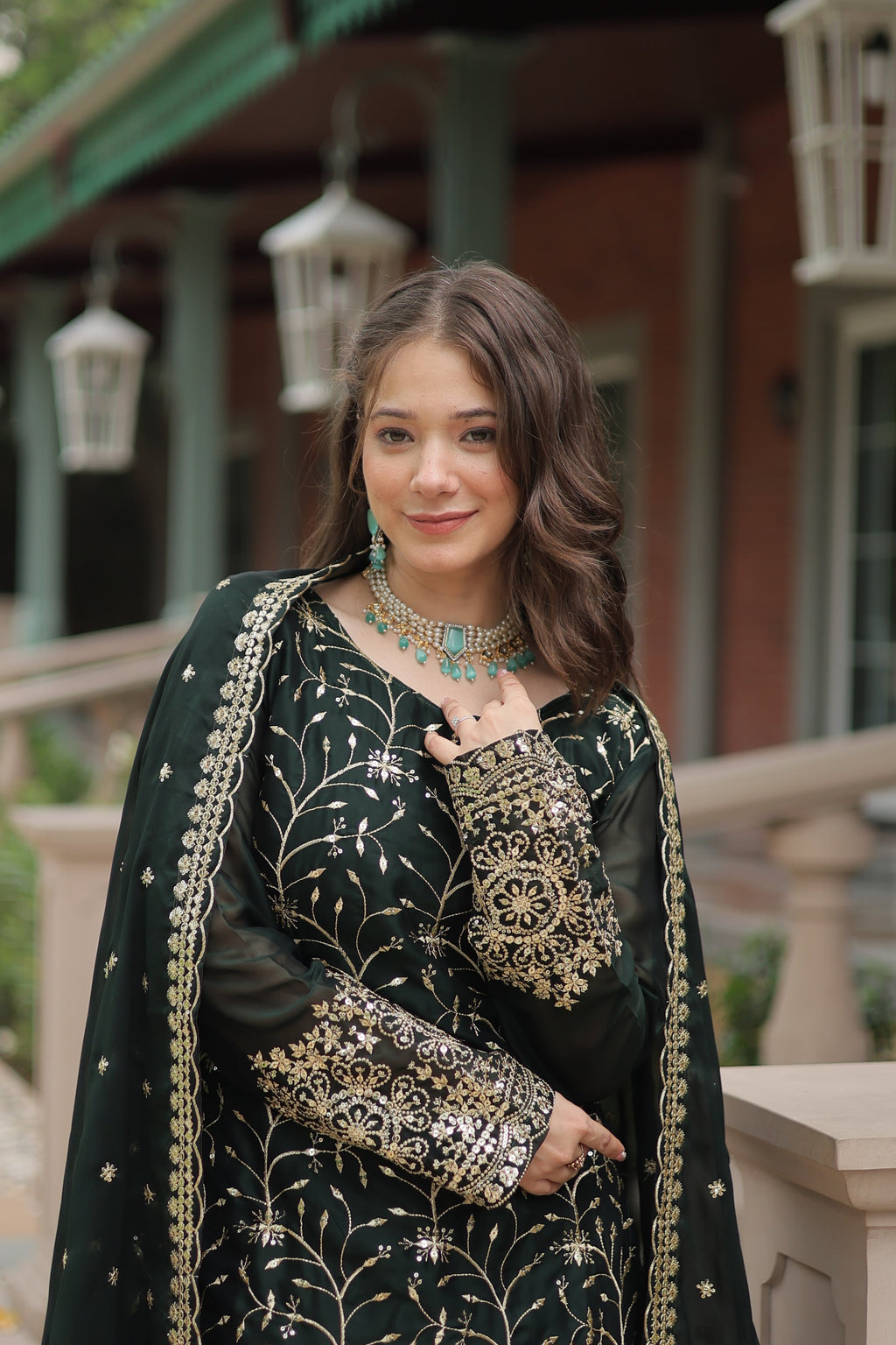 Teeya Creation Green Color rangoli Silk Heavy Sequence And Embroidery Work Fully Stitched Plazo Pair - Distacart