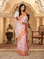 Shree Shyam Fashion Linen Cotton(Woven Work) Multicolour Saree - Distacart