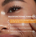 mCaffeine Clear Glow 1% Kojic Acid, Alpha Arbutin Daily Brightening Sunscreen
