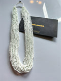Inhanns Rangsaaz 20-Layer Luxe Long Beaded Only Necklace - White Long Only Necklace