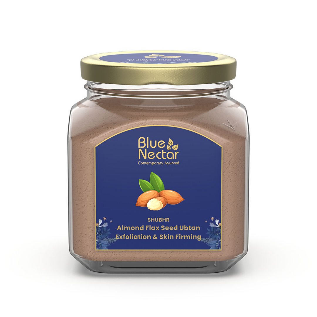 Blue Nectar Almond and Flax Seed Ubtan Face Mask - Distacart