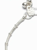 NVR Women Set of 2 Silver Plated Anklet