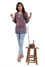 Snehal Creations Bright as the Sun Summer Cool Printed Short Kurti Tunic