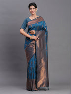 Shree Shyam Fashion Silk Peach Saree - Distacart
